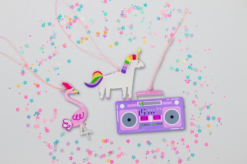 Tropical Pop Ornaments